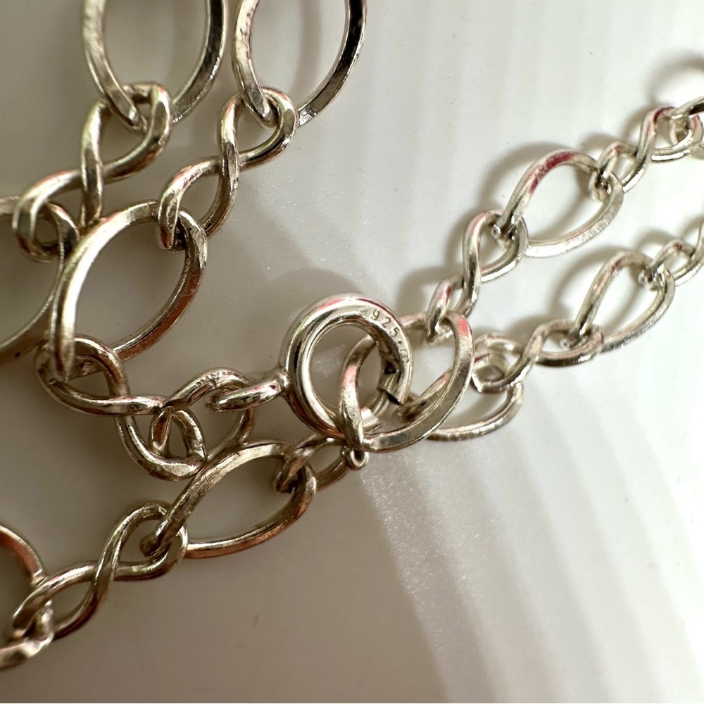 ⚜️Sterling Silver Chain Link Bracelet - Picture 3 of 4